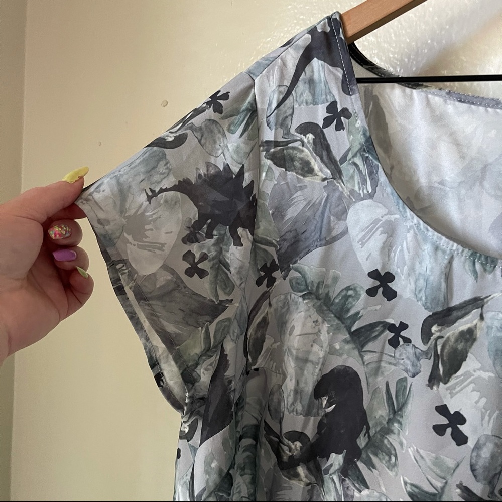 Torrid | Jurassic World Abbey Georgette Blouse - Picture 6 of 8